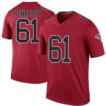 NFL Auction  Crucial Catch - Falcons Matt Henessy Game Worn Jersey  (10/10/21) Size 46